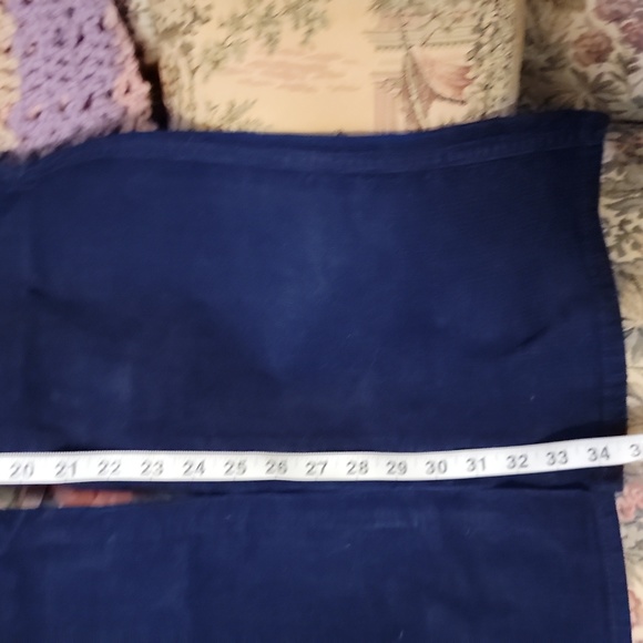 GAP Vintage Flare High Rise Corduroy Size 6L Navy Blue - Picture 10 of 10